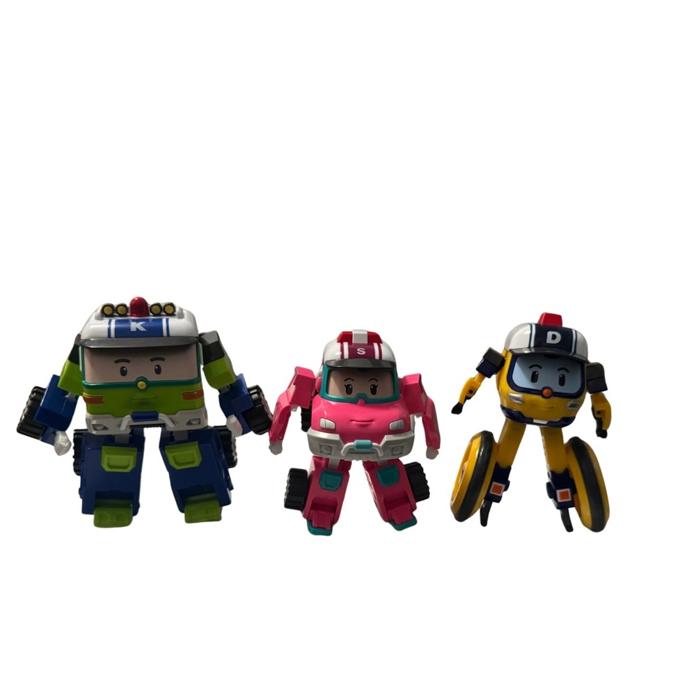 Robocar Poli Sandville Desert Rescue Diecast 3-piece Set